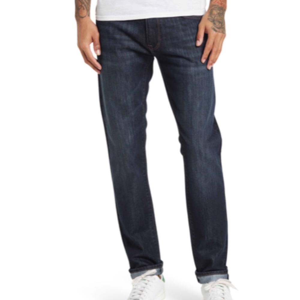 Mavi Jeans Jake Slim Leg Jeans, Mens size 36/32, dark tonal New York wash